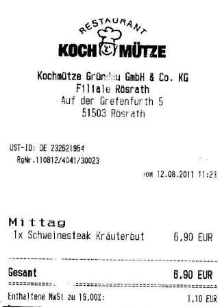 gwel Hffner Kochmtze Restaurant